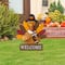 Glitzhome® 30" Thanksgiving Turkey Metal Yard Stake or Hanging Wall Décor